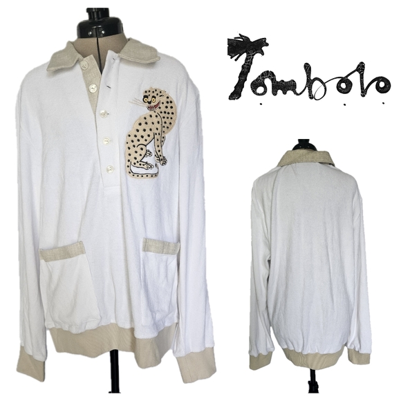 Tombolo Sun Leopard Cabane Long Sleeve S Shirt - Picture 2 of 6